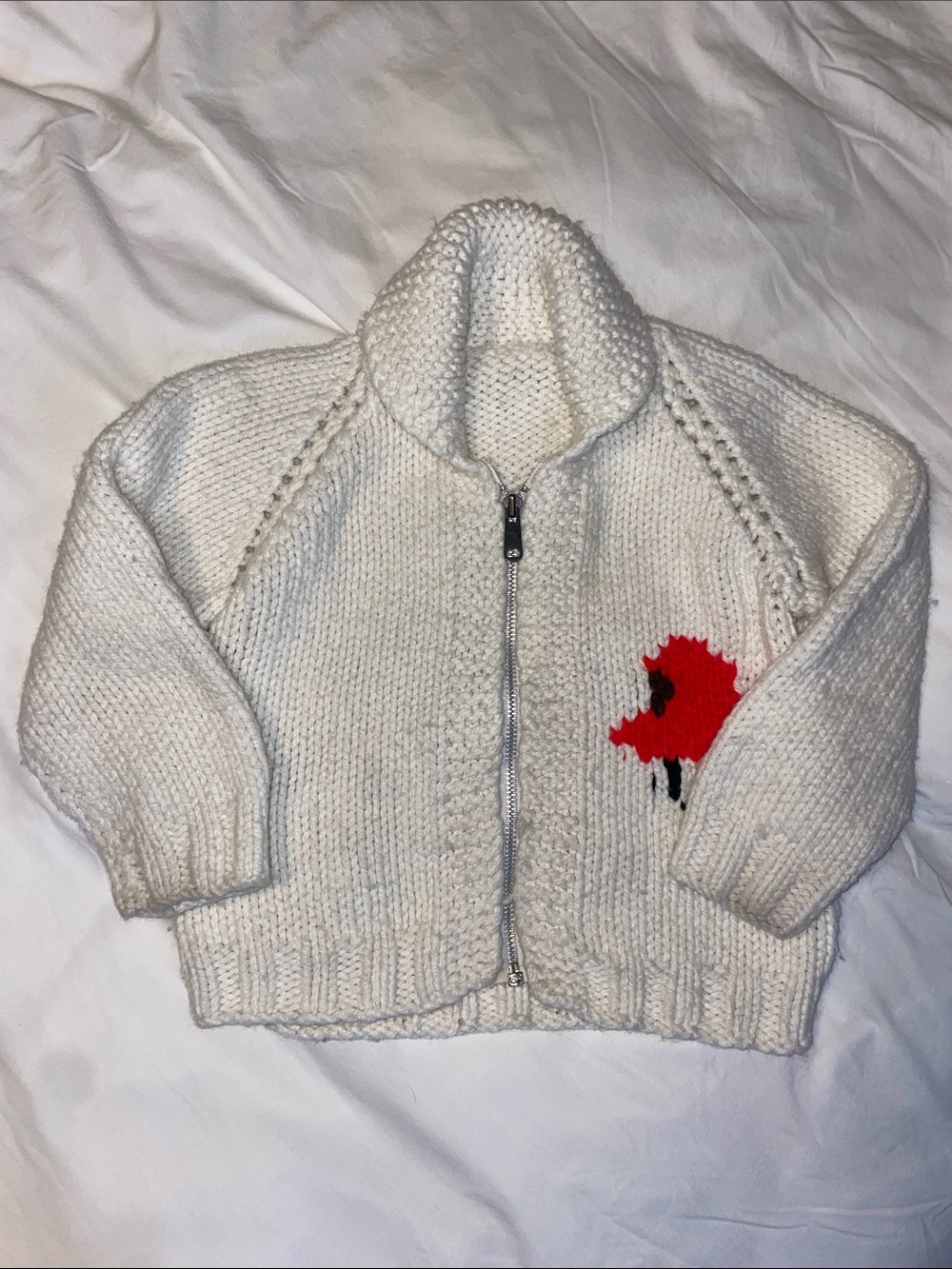 Vintage Hand Knitted Toddle Cardigan
